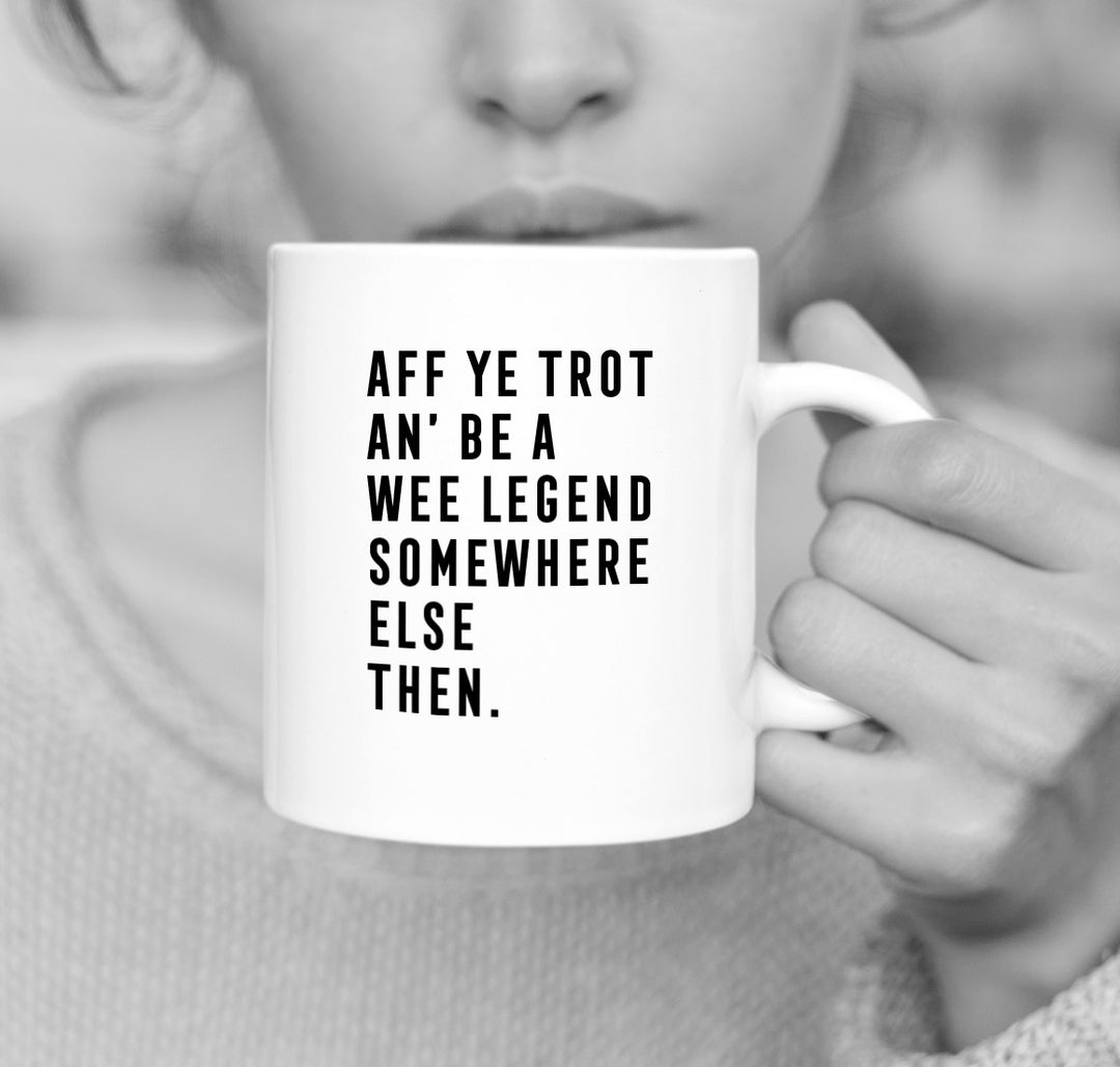 Funny Scottish Mug, Scottish Leaving Gift