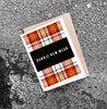 BONNIE NEW WEAN Tartan Card