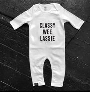 CLASSY WEE LASSIE' Baby Jumpsuit