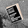 HAPPY NEW HOOSE SCOTTISH CARD, SCOTTISH HOUSEWARMING CARD, NEW HOME, NEW HOUSE