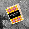 HAPPY BIRTHDAY WEE YIN Tartan Card