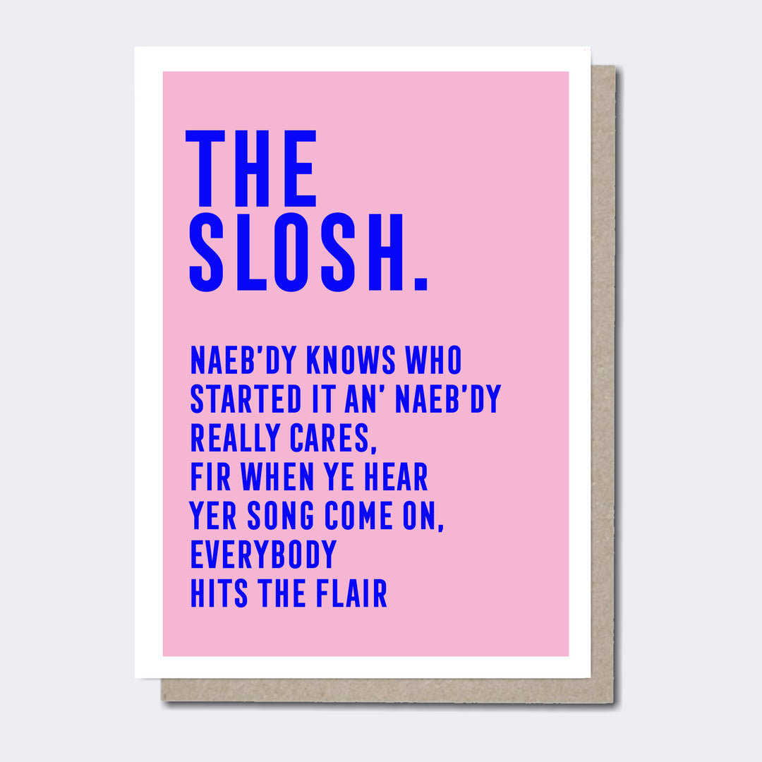 The Slosh Scottish Dance, Modern Scottish Cards, Unique Scottish Cards, Scottish Greeting Cards, Scottish cards for her, Funny Scottish cards, Scottish Cards online, Scottish Sayings, Scottish cards for him, Scottish Cards for women, Scottish cards for her, Funny Scottish cards, Made in Scotland, Recycled Greeting Cards, Funny Birthday Card, Funny Scottish greeting cards,
Scottish age Card, Funny Scottish Birthday Card, Humorous Scottish Cards