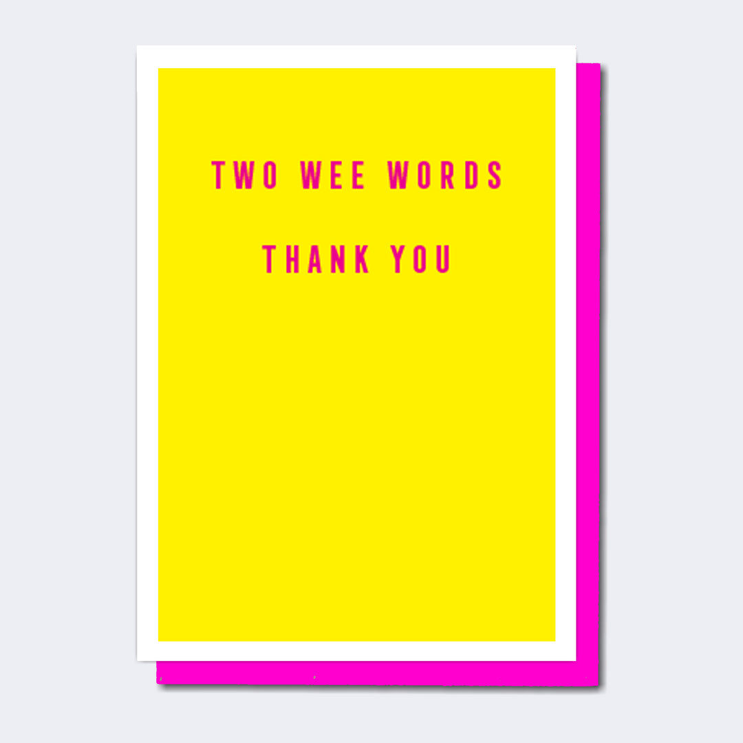 SCOTTISH THANK YOU CARD, Modern Scottish Cards, Unique Scottish Cards, Scottish Greeting Cards, Scottish cards for her, Funny Scottish cards, Scottish Cards online, Scottish Sayings, Scottish cards for him, Scottish Cards for women