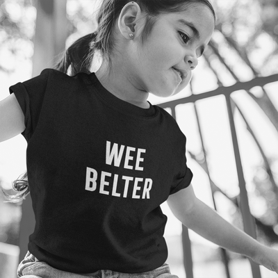 'WEE BELTER' Scottish Toddler T-shirt