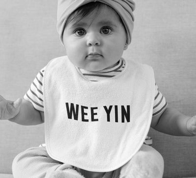 Scottish Wee Yin Bib, Scottish Gifts for babies, Wee Yin